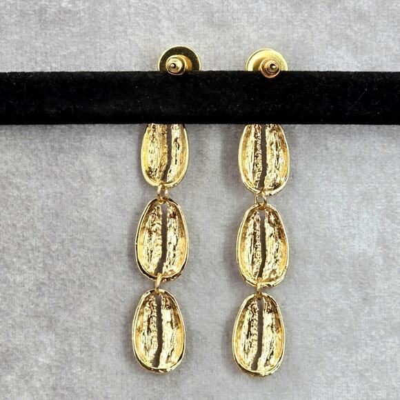 Gold Shell Drop Dangle Stud Long Beach Boho Earrings Fashion Jewelry JB2-37 - Picture 3 of 4